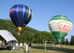 montgolfières en vol