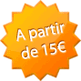 Prix de vente : A partir de 15 euros