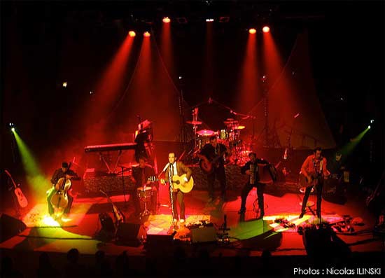 photo de Nicolas Ilinski d'un concert d'Aldebert