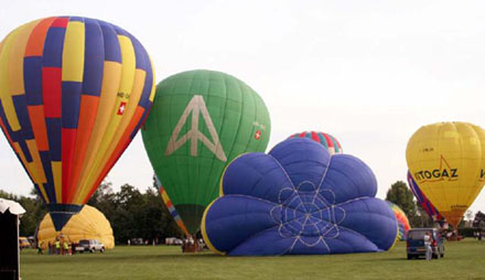 gonflage des ballons des montgolfires