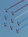 photo d'alphajets en démonstration